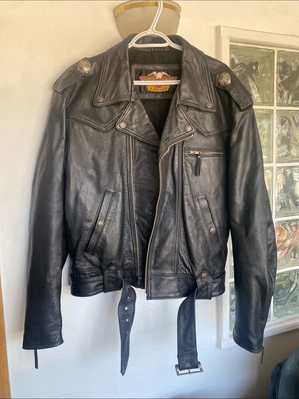 Harley-Davidson Black Leather Motorcycle Jacket